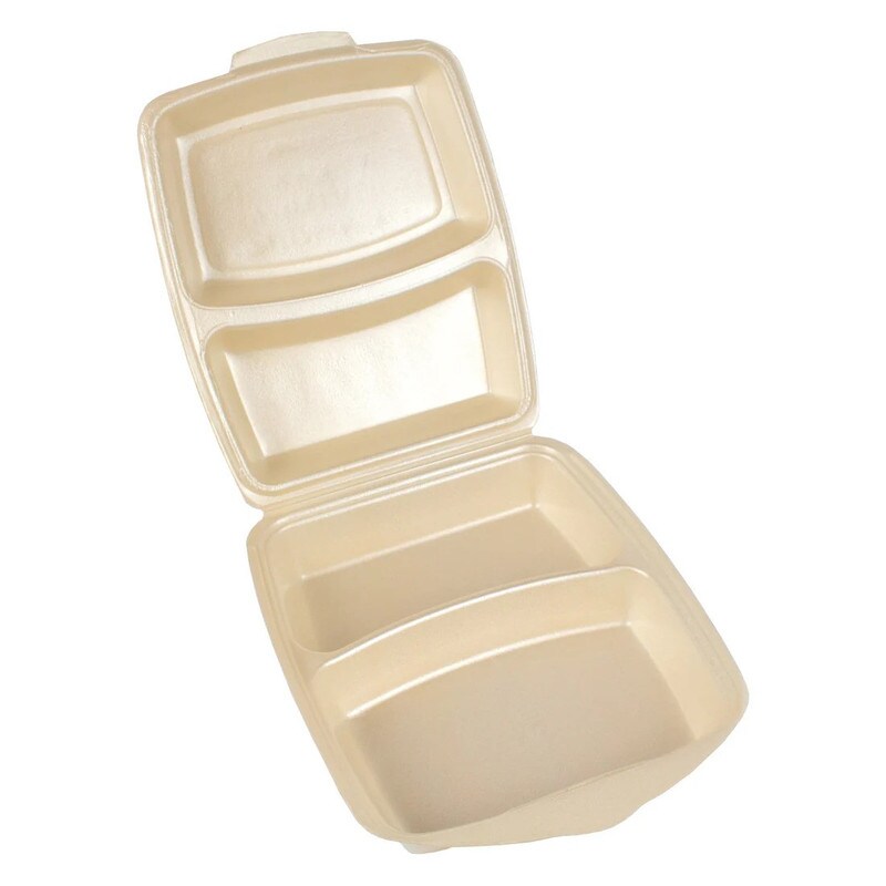 DayBays 1000 Stk. Dinner-Box 2 teilig 220x285x75 mm Champagner laminiert Image