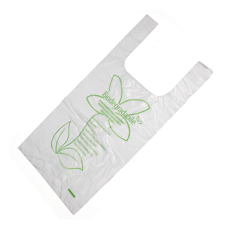 DayBays 1000 Stk. Bio Knotenbeutel auf Rolle 5 Kg 22+12x47 cm Biodegradable HDPE Transparent Extra Stark Image