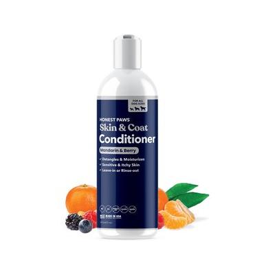 Honest Paws Skin & Coat Mandarin & Berry Dog Conditioner, 16-fl oz bottle