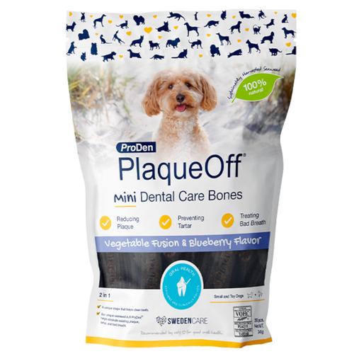 340g Gemüse & Blaubeere Mini ProDen PlaqueOff Mini Dental Care Bones Hundesnacks