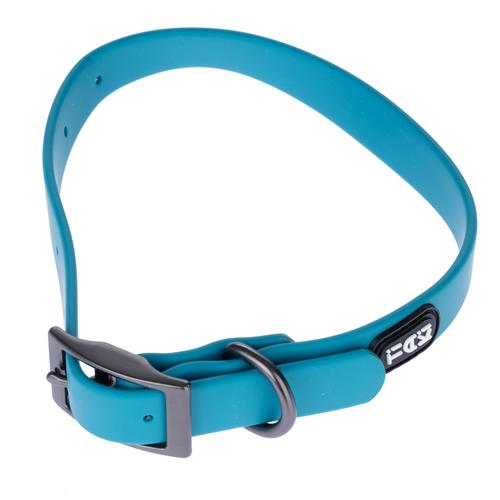 TIAKI Wasserabweisendes PVC-Halsband, blau Gr: L Hund