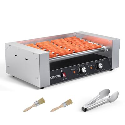 Hot Dog Roller Grill Machine with Dual Temperature Control