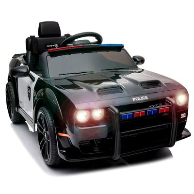 Kids Electric Car Licensed Dodge Challenger Police Ride On Car 12V