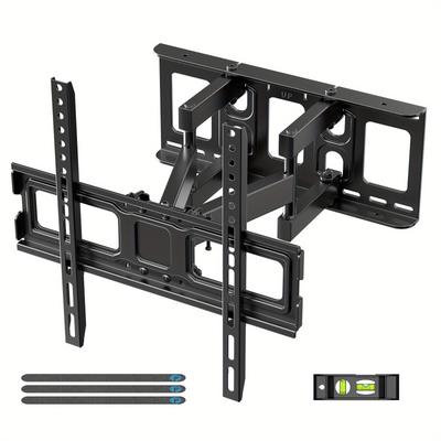 TEMU Tv Wall Mount For 26-65 Inch Tvs Up To 99 Lbs, 400x400mm, Universal , Articulating, Swivel, Tilt, , And Level For Wood And Concrete Walls - Ideal For Living Rooms, Bedrooms, And Offices