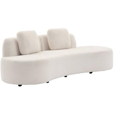 Sweeek - Organisches Sofa, 3-Sitzer, Bouclette Image