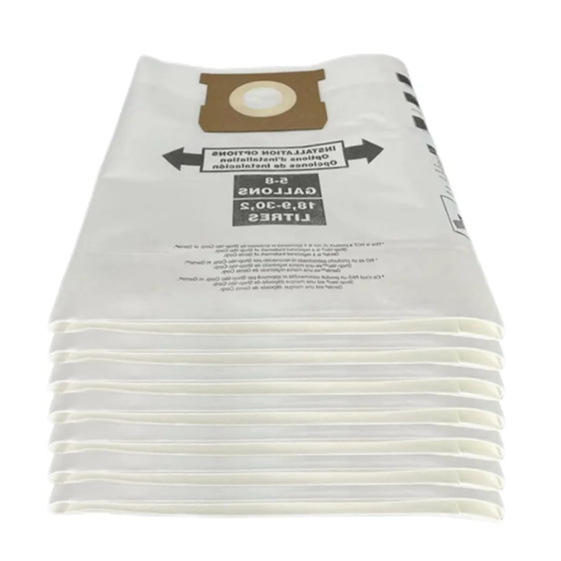 7 Stück Universal Dry Vac Staubbeutel 5 bis 8 Gallonen Staubsauger für Shop Vac 5-8 Gallonen Ridgid Vf Staubbeutel Image