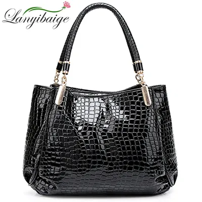 Womens Hand taschen Designer Luxus Alligator Handtaschen Frauen Schulter Taschen Weibliche Top-griff Taschen Sac ein Haupt Fashion Marke handtasche