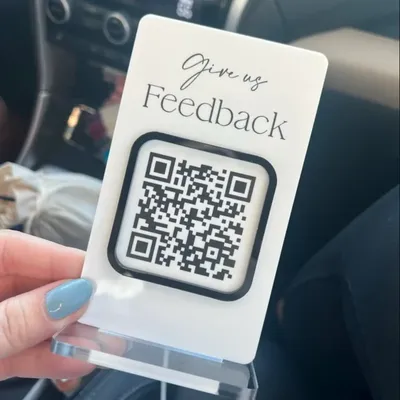 Benutzer definierte QR-Code-Geschäft gefrostet Zeichen Mini Strumpf Stuffer Scan, um Zeichen Social Image