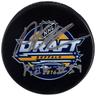 Alex DeBrincat Ottawa Senators Autographed 2016 NHL Draft Logo Hockey Puck with ""Pick #39"" Inscription