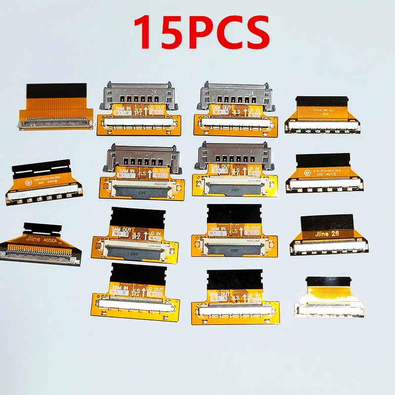 15PCS/LVDS Bildschirm FIX30P zu FPC 30P/51P 1,0/0,5 MM Flexible Flachkabel Interface Adapter EDP Adapter Board Image