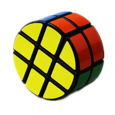 Lanlan 2 Schichten Fass 3x3x3 Zylinder Magic Cube Twist Puzzle Magic Cube Geschwindigkeit Puzzle Würfel Spielzeug Spiel Cubo Magico Image