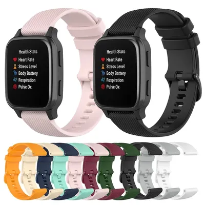 20mm Armband Armband Für Garmin venu sq /sq2/musik Band Smartwatch Silikon Armband Armband Für Image