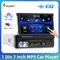 Podofo 1 Din 7 "Autoradio retrattile HD Autoradio Bluetooth Autoradio Touch Screen FM lettore MP5