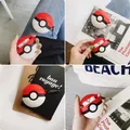 Custodia Pokemon Red Ball per Airpods Pro 2, custodia protettiva antiurto in silicone per auricolari per Airpods 1/2/3 custodia per bambini ragazzi Funda