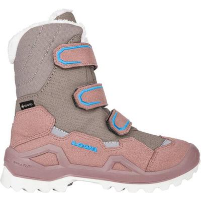 LOWA Kinder Freizeitschuhe MILO EVO GTX HI JR, Größe 37 in GRAU/ROSE