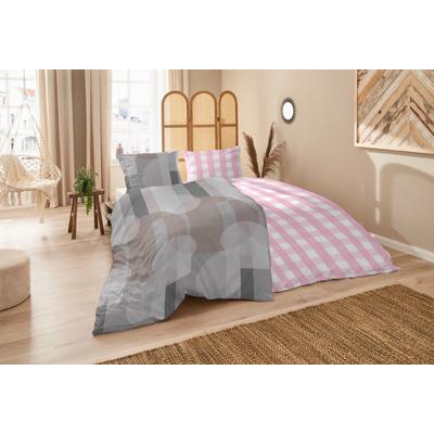 Bettwäsche PRIMERA "Feinbiber-Bettwäsche", rosa, B/L: 155cm x 220cm, Feinbiber, B/L: 80cm x 80cm, Feinbiber, Obermaterial: 100% Baumwolle, Bettwäsche, samtweich und natürlich aus reiner Baumwolle Image