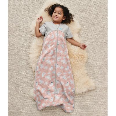 Love To Dream Short Sleeve Sleep Bag Organic Cotton Mild, 18-36 M - Doves Dusty Pink