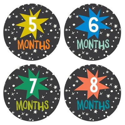 Lucy Darling Monthly Stickers - Star Bright