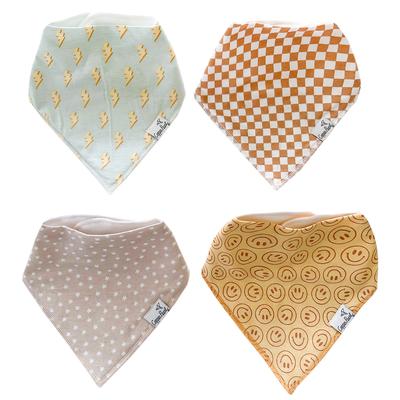 Copper Pearl Baby Bandana Bibs, 4 Pack - Vance