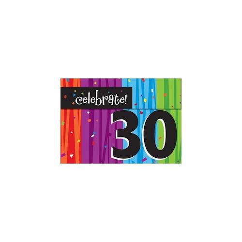 30. Geburtstag Einladungskarten