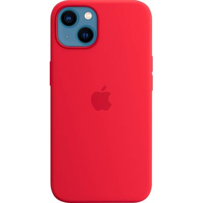 APPLE Smartphone-Hülle "iPhone 13 Silicone Case with MagSafe" Hüllen rot ((product)red)