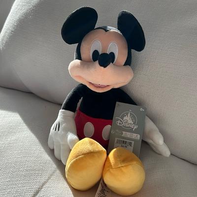 Disney Toys | Kids Toy Disney Mickey Mouse Stuffed Animal | Color: Black/Yellow | Size: Osbb