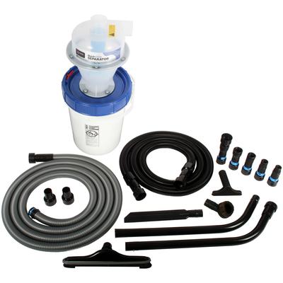 Quick Click Separator Bucket 5 Gallon with 16 Foot Quick Click Hose Adapter Set and 1.5 Inch Commercial Cleaning Tool Kit #98449