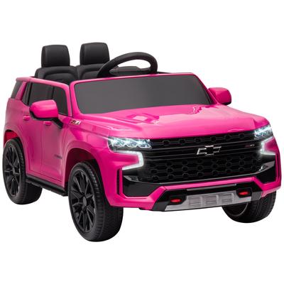 Chevrolet TAHOE Licensed 12V Kids Ride On Car with Remote Control, Suspension, Music, Lights, and Horn, Ideal for Ages 3-6