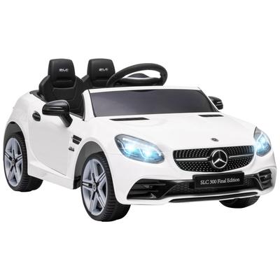 12V Mercedes SLC 300 Kids Ride-On Car with Remote Control, Lights, Music, and Safe Suspension System for Fun Driving