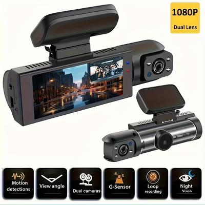 TEMU 1080p , Cam For , And , Car Ir , Recording, Car Dvr With3.16 Ips , Car Dashboard Cam. 32gb Sd Optional.