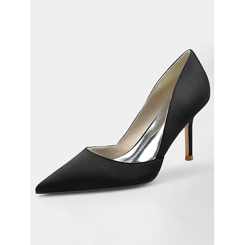 Elegante Stiletto-Pumps für Damen mit spitzer Zehenpartie – elegante Schuhe mit Absatz für Hochzeiten, Partys und den Beruf Image