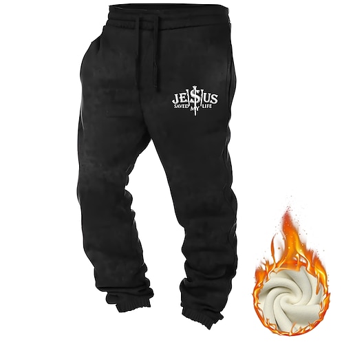 Herren Glaube Anzughose Mittlere Taille Lässig Formell Urlaub Straße Reißverschluss Tasche Gerade Hosen Sommer Frühling Herbst 3D-Druck Schwarz Weiß Gelb Image