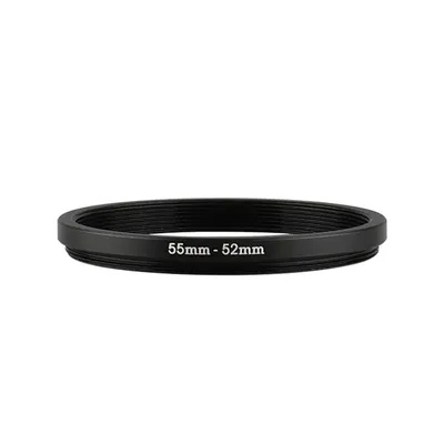 New Camera Lens Filter Metal Adapter Ring 55mm-52mm Step Down Ring Set 55 To 52 55-52mm 55-52 Filter Adapter Camera Adapter Ring