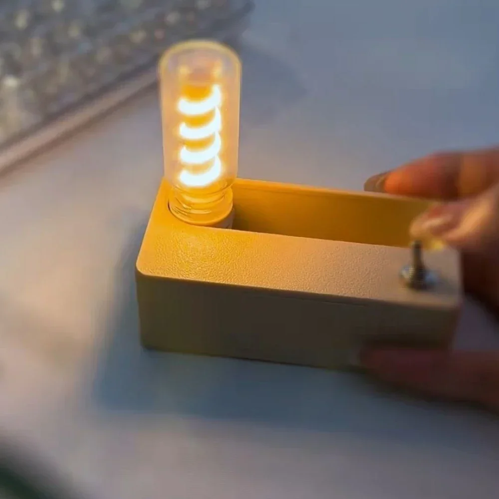 DIY Dekompression Kleines Nachtlicht LED Flip Kleines Nachtlicht Kreative Mechanische Magnetische Kleine Nachtlicht Desktop Dekoration