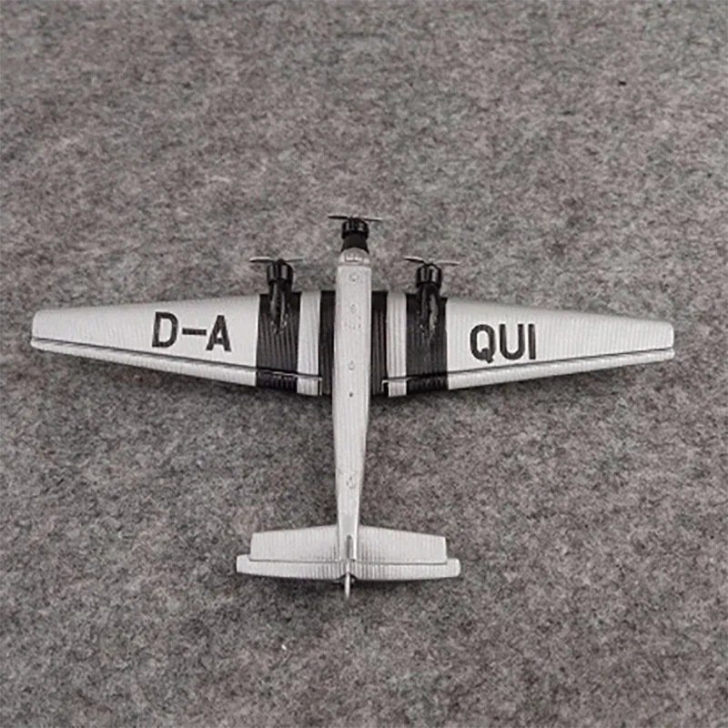 Maßstab 1/250 Deutsche Lufthansa Teufelsflügel – Junker Ju52 Miniatur-Flugzeugmodell aus Druckguss-Metall, Souvenir-Sammlung, Spielzeug für Jungen Image