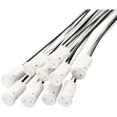 20 Stück G4-Lampenfassung 10 cm, G4-Lampen-Keramik-Sockelhalter 12 v G4-Halogenfassungen für Image