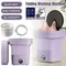 Portable Small Folding Washing Machine Bucket for Clothes Socks Underwear Cleaning Washer Portable