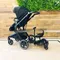 Baby Strollers Pedal Adapter Kid Standing Plate with Seat Baby Prams Auxiliary Trailer Footrest