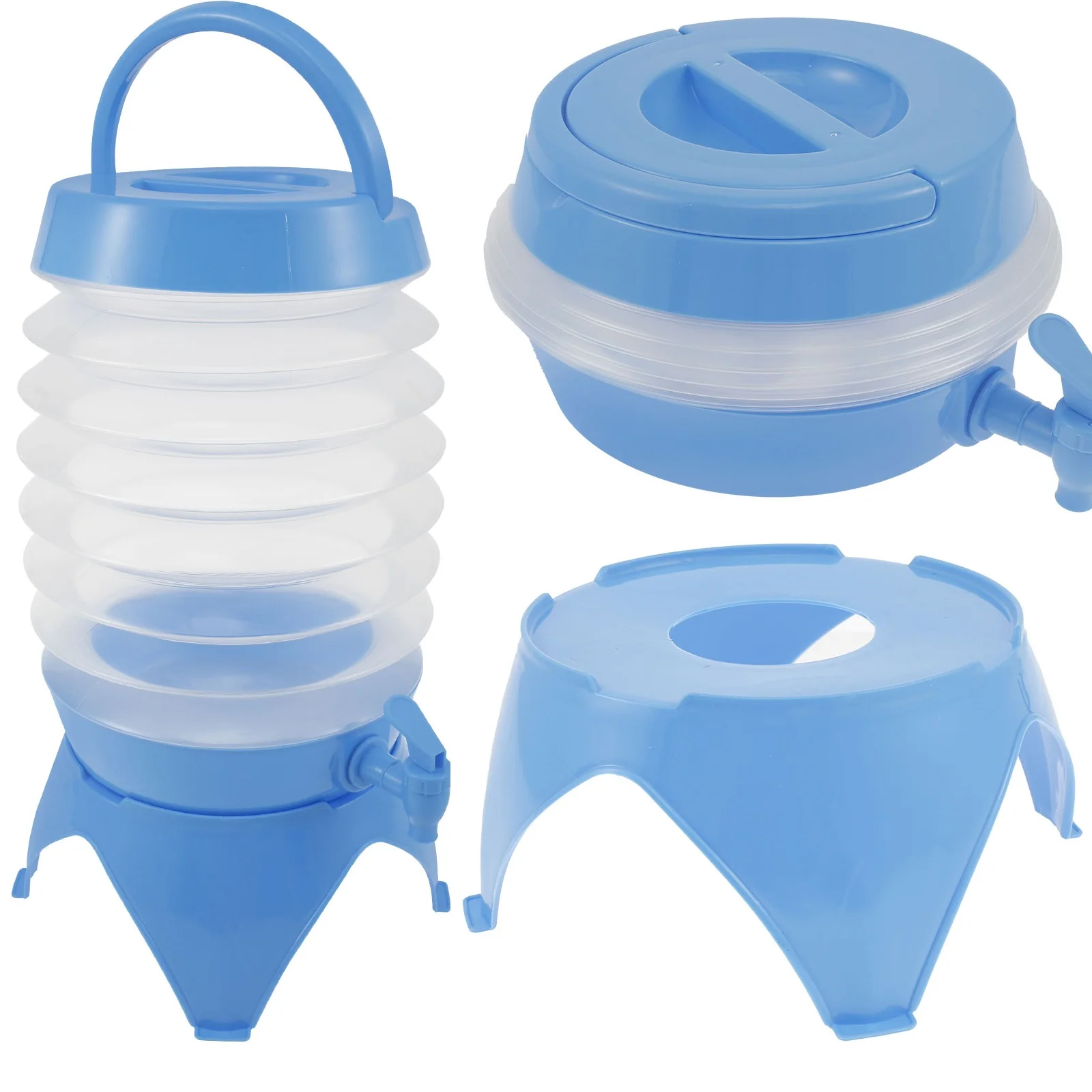 Kunststoff-Wassersp ender mit Zapfen 9,5 l Kunststoff-Getränkesp ender faltbarer Kunststoff-Getränkesp ender tragbares Sommer getränk