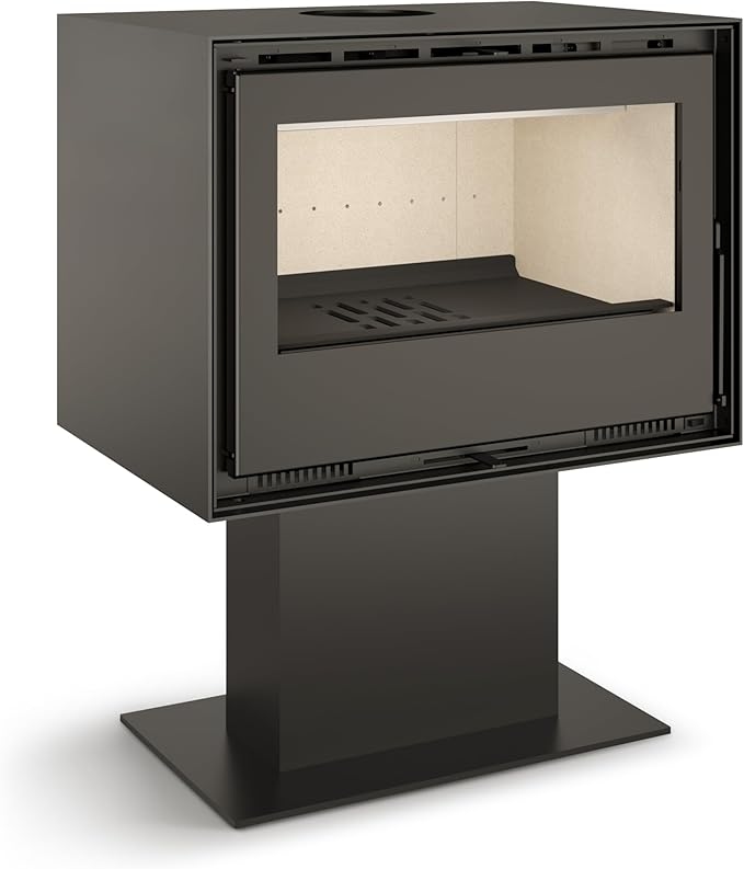 MAESTRO FERRETERO TJ - Holzofen mit Sockel Modell JÚCAR 90 Leistung 8,4 kW mit 2 Tangentialgebläsen Image