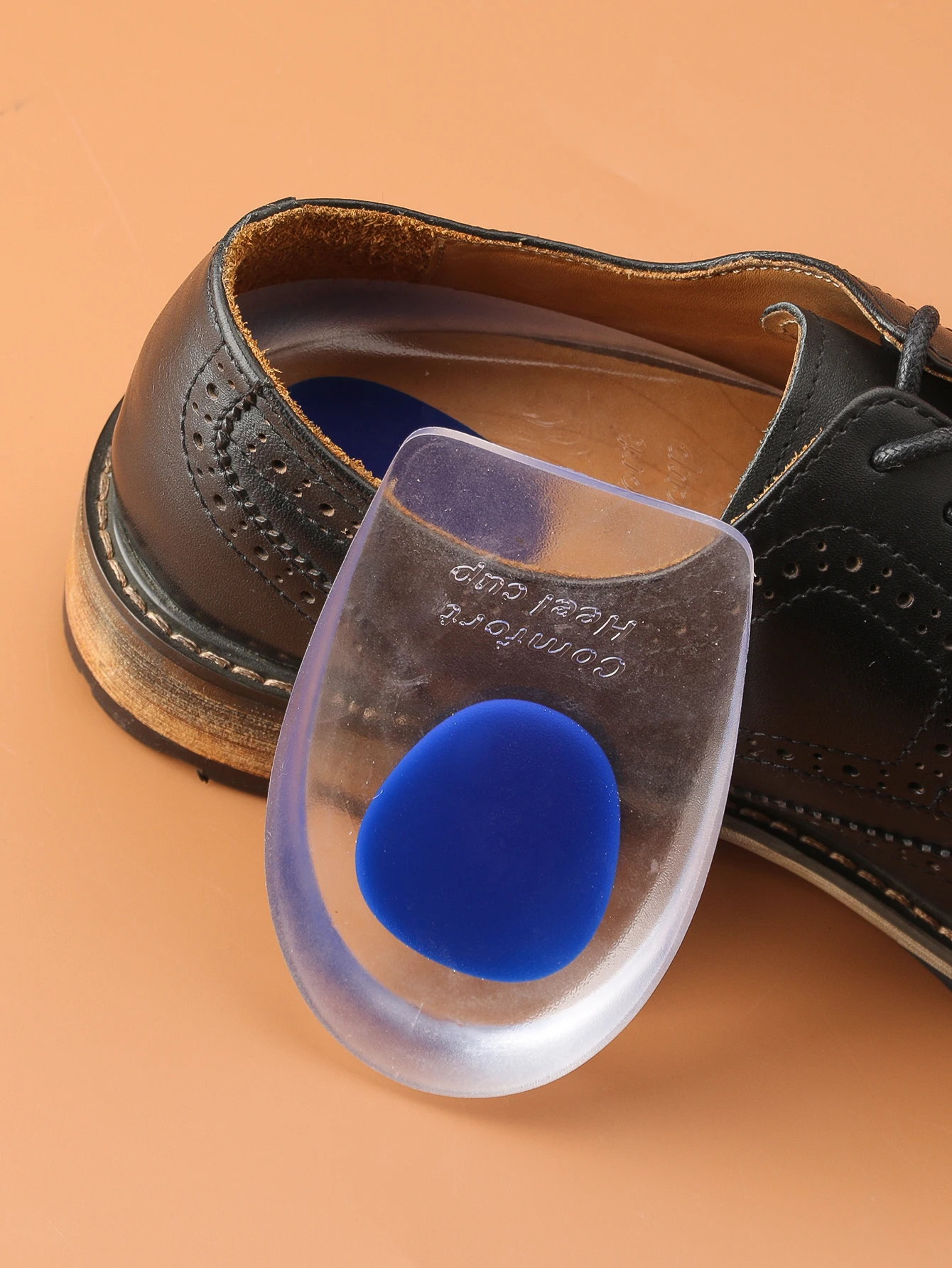 1 Paar Gel-Einlegesohlen aus Silikon für Männer und Frauen, Fersenkissen-Einlegesohlen, lindern Fußschmerzen, Spur-Unterstützung, Schuhpolster, High-Heel-Einlagen Image