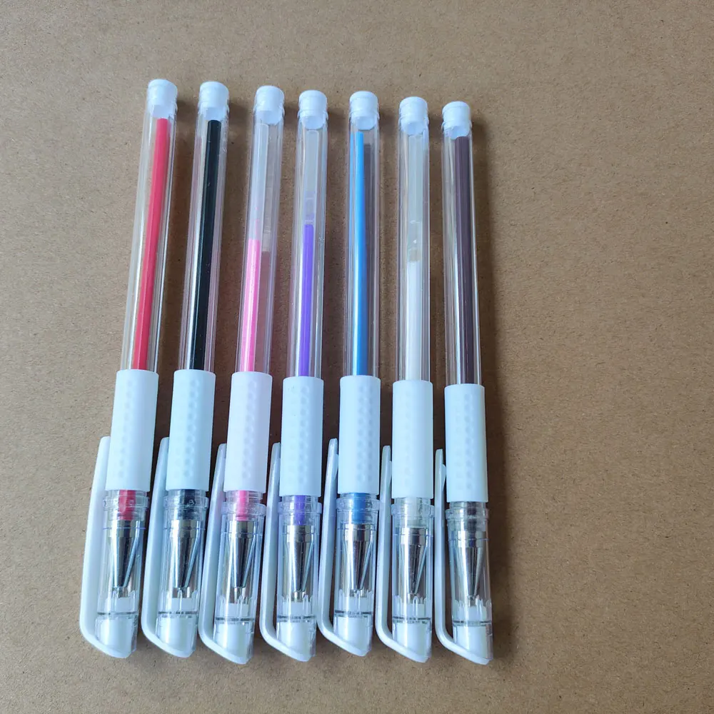 1Pc Tattoo Haut Marker Stift Weiß Schwarz Rosa Farbe Stift für Permanent Make-Up Augenbraue Scribe Wasserdicht Stirn Bleistift Tattoo werkzeuge Image
