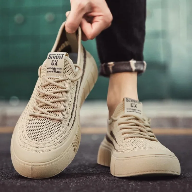 Herren vulkan isieren Schuhe Tennis Sommer atmungsaktive Mesh Sneakers männliche Marke elegante Verkauf bieten trend ige billige Räumung arbeiten neu in