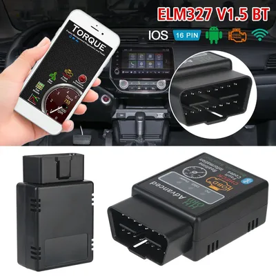 12v v5.0 elm327 obd2 Code leser Scanner Auto diagnose tools Bluetooth 1,5 obd 2 Schnitts telle adapter Auto Motor Tester 16 Pin