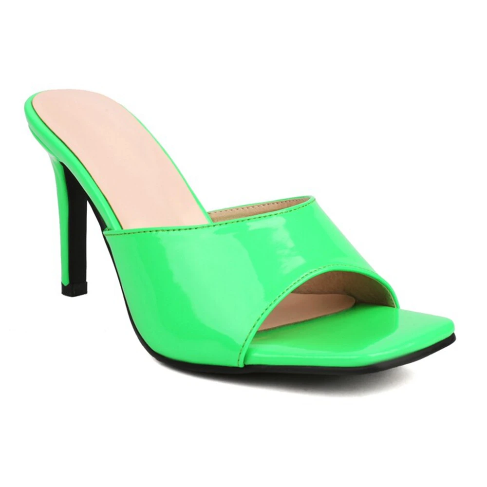 Qplyxco neue große Größe 32-46 Frauen Sandalen sexy Mode Peep Toe High Heels Sommer lässig nach Hause Strand Hausschuhe Party Schuhe 2035