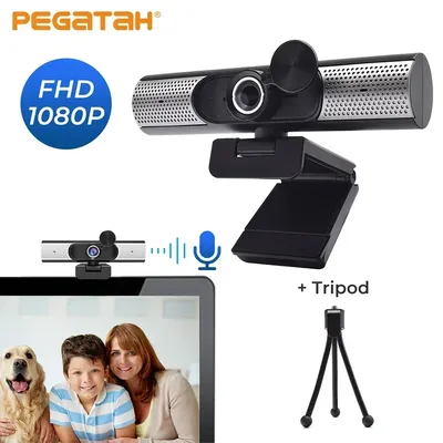 Pegatah Mini 4k Webcam USB Computer Webcam für PC Laptop Live-Streaming Full HD 1080p Web kamera für