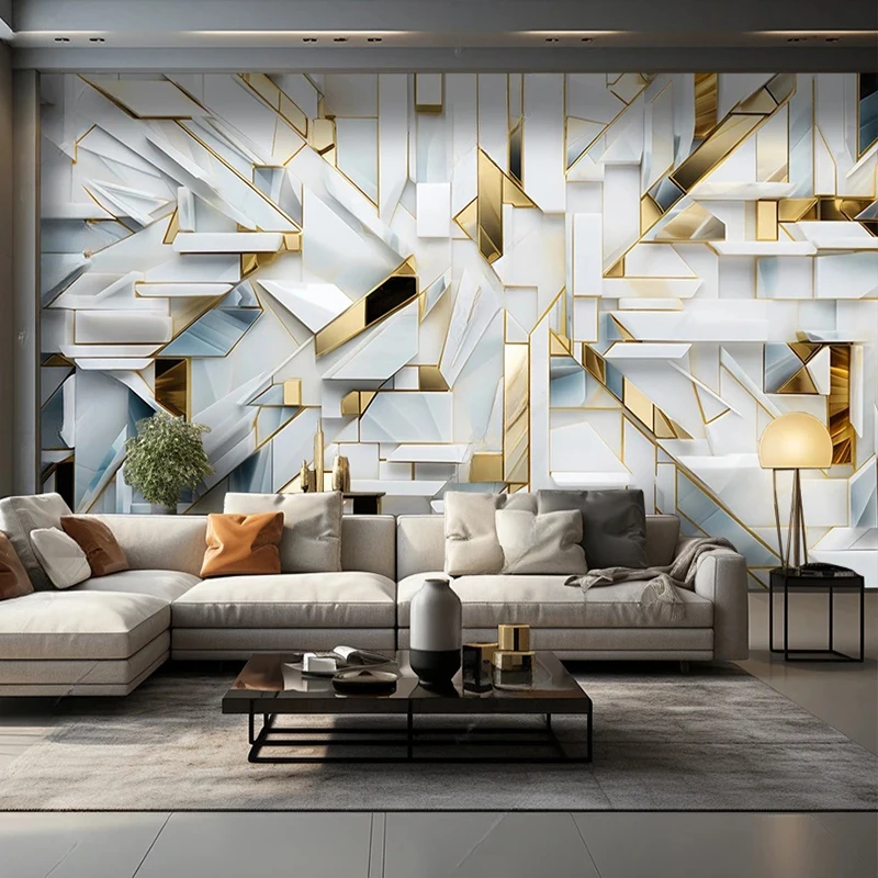 Benutzer definierte Foto tapete kreative abstrakte 3d feste Geometrie Wandbild Wohnzimmer TV Schlafzimmer Hintergrund Wand dekoration 3d papel de parede