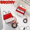 Snoopy per custodia per cuffie per AirPods 2/3rd Bluetooth custodia per auricolari Wireless ciondolo