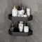 Étagère de salle de bain, organisateur de maquillage et de shampoing, organisateur de salle de bain en aluminium, étagère de douche, accessoires de salle de bains