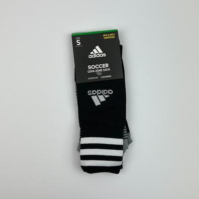 Adidas Underwear & Socks | Adidas Soccer Socks Small Copa Zone Cushion Arch Ankle Compression Socks, Black | Color: Black/White | Size: S